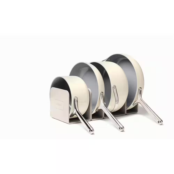 9-Piece Ceramic Nonstick Cookware Set in Cream