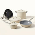 Ceramic Nonstick Cookware Set Built to Last, 8 Piece, Oven Safe 550°F, Induction Compatible